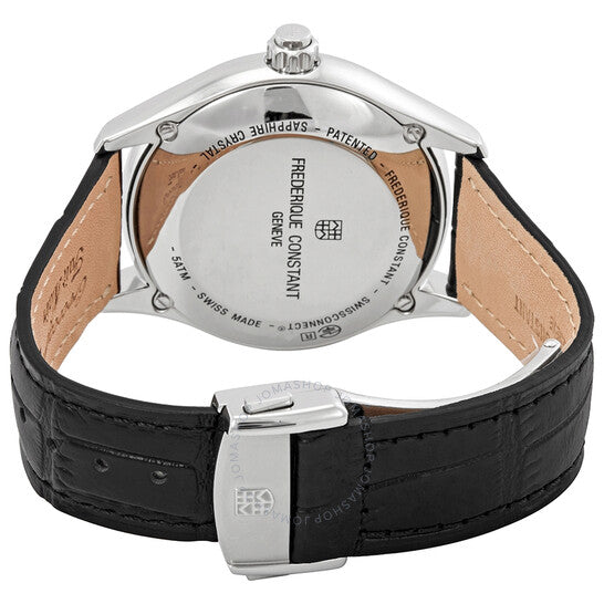 Frederique Constant, Silver Dial Men's Leather Horological Smartwatch