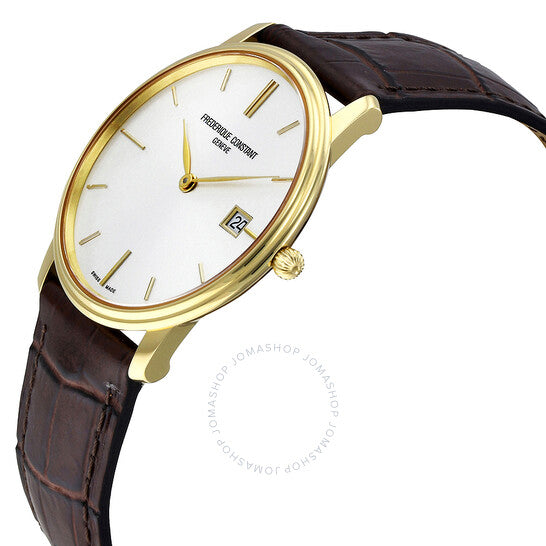 Frederique Constant, Slim Line Light Grey Dial Men's Watch Fc-220nv4s5
