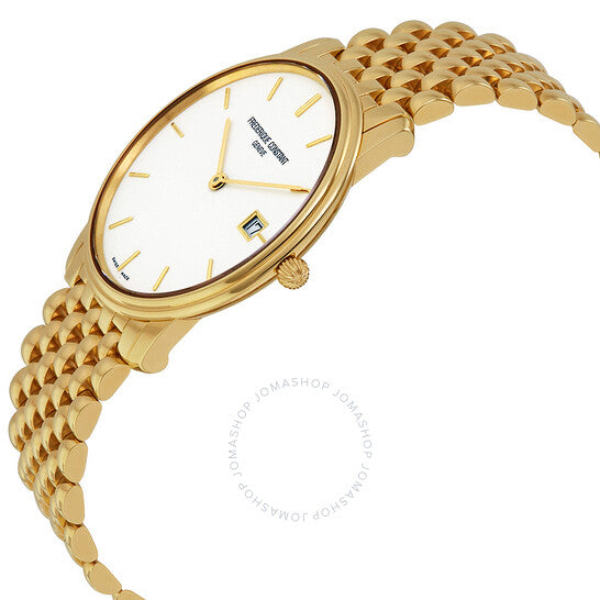 Frederique Constant, Slim Line White Dial Men's Watch
