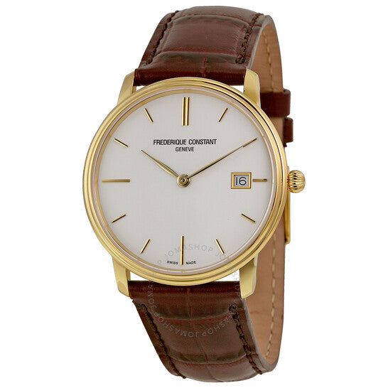 Frederique Constant, Slim Line White Dial Men's Watch