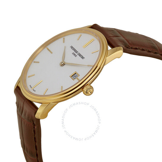 Frederique Constant, Slim Line White Dial Men's Watch