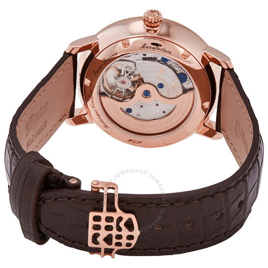 ساعة فريدريك كونستانت سليملاين أوتوماتيكية للرجال بمينا فضي