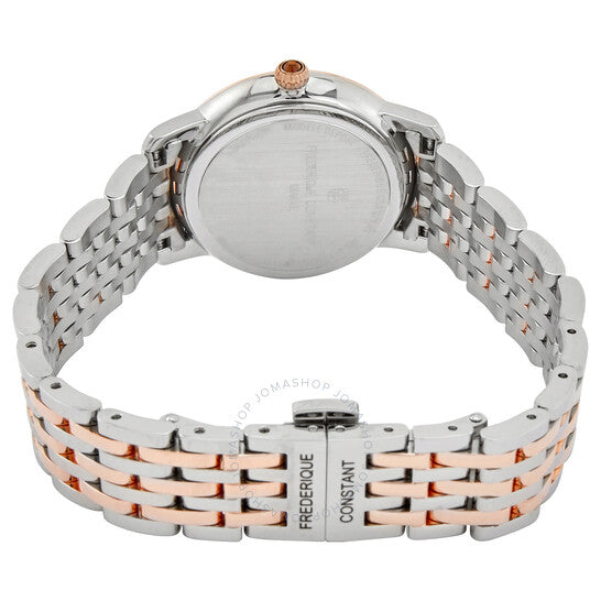 Frederique Constant, Slimline Moon Phase Diamond Blue Dial Ladies Watch