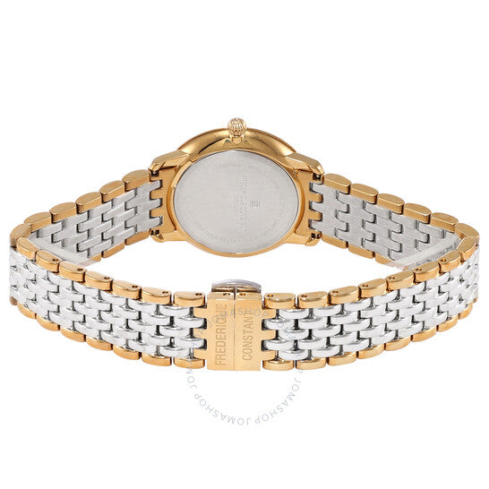 Frederique Constant, SlimLine Quartz White Dial Ladies Watch