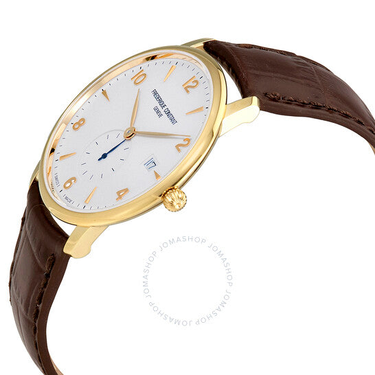 ساعة فريدريك كونستانت، رفيعة الملمس للرجال، بمينا فضي، 245VA5S5