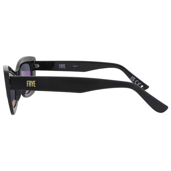 51437FRY BLK Smoke Cat Eye Ladies Sunglasses