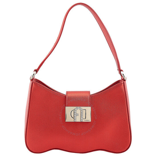Furla, 1927 Wave Metallic Leather Shoulder Bag