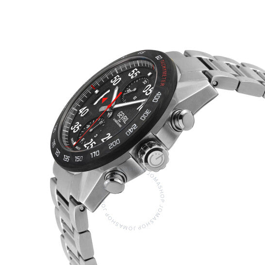 Gevril, Ascari Chronograph Automatic Black Dial Men's Watch