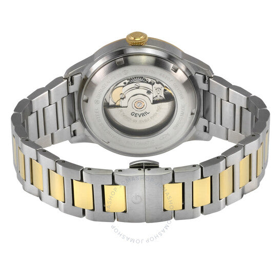 Gevril, Guggenheim Automatic Silver Dial Men's Watch