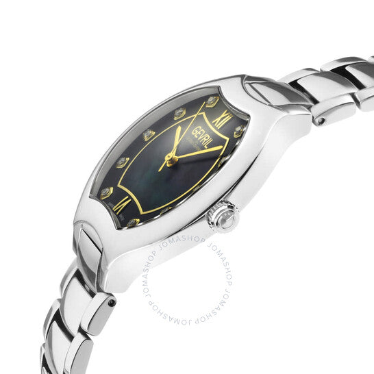 جيفريل، ساعة نسائية من لوغانو بمينا من عرق اللؤلؤ