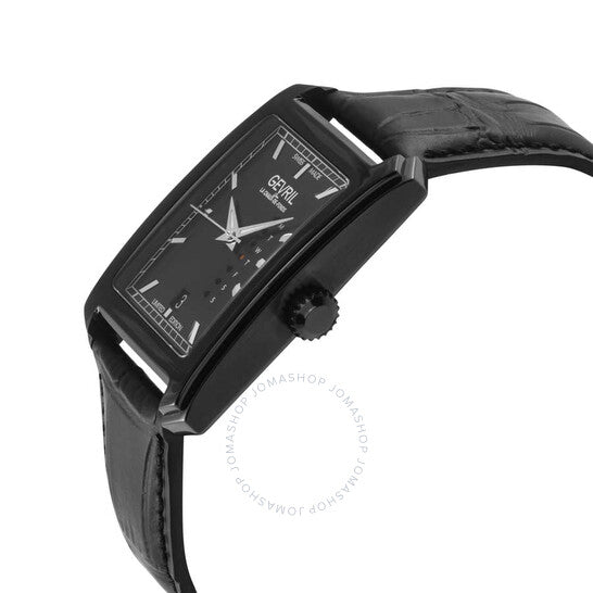 جيفريل، مانهاتنهنج، ساعة رجالية أوتوماتيكية بمينا أسود