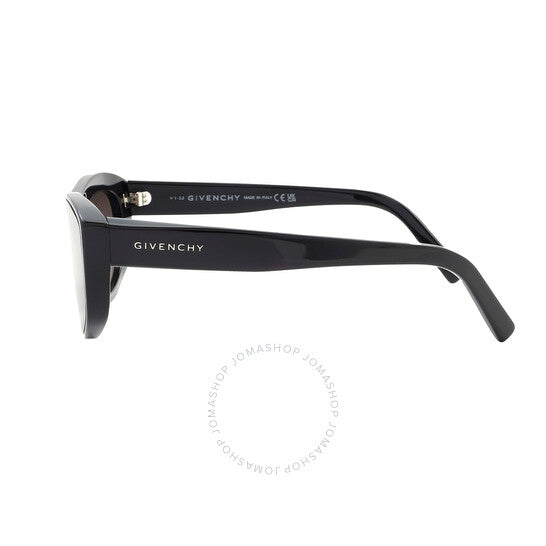 نظارة شمسية نسائية من جيفنشي، بتصميم فراشة متدرجة اللون، باللون البني