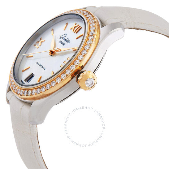 ساعة غلاشوت الأصلية، ليدي سيريناد أوتوماتيكية مرصعة بالألماس