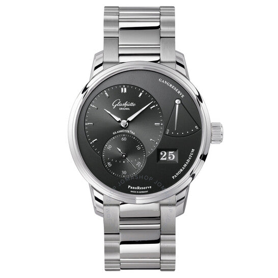 Glashutte Original, PanoReserve Manual Wind Ruthenium Dial Men's Watch