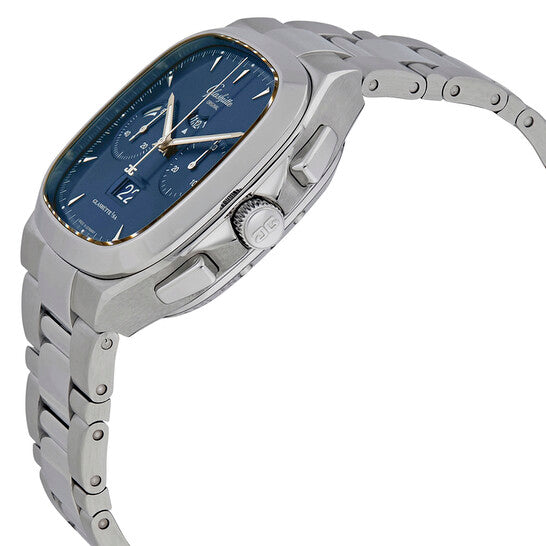 Glashutte Original, Glashutte Seventies Galvanized Blue Dial Men's Chronograph Watch