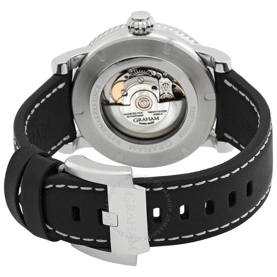 Graham, Fortress GMT Automatic Black Dial Men's Watch