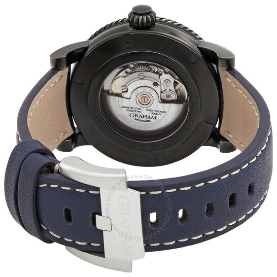 Graham, Fortress GMT Automatic Blue Dial Men's Watch