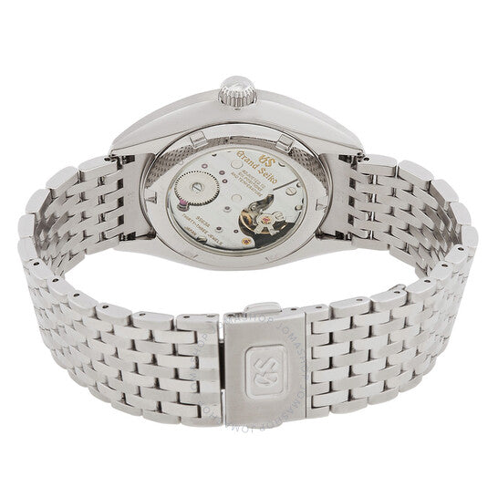 ساعة جراند سيكو الأنيقة الأوتوماتيكية ذات الميناء الرمادي للسيدات