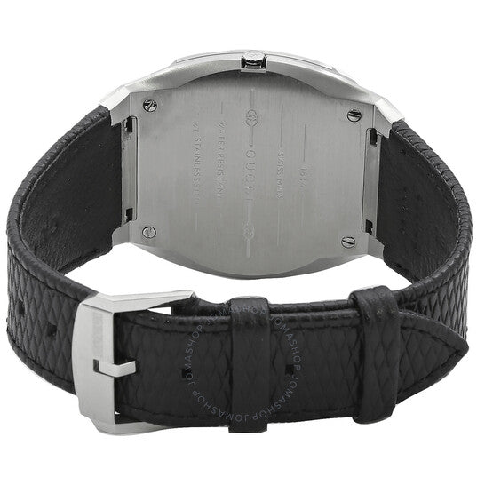 ساعة غوتشي 25H كوارتز بمينا فضي للسيدات