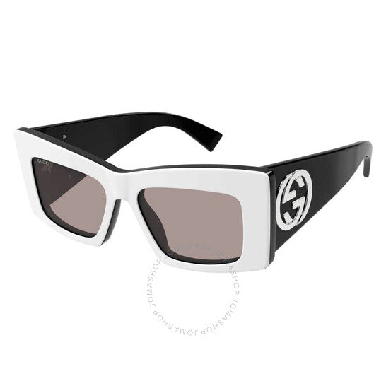 Gucci, Brown Butterfly Ladies Sunglasses