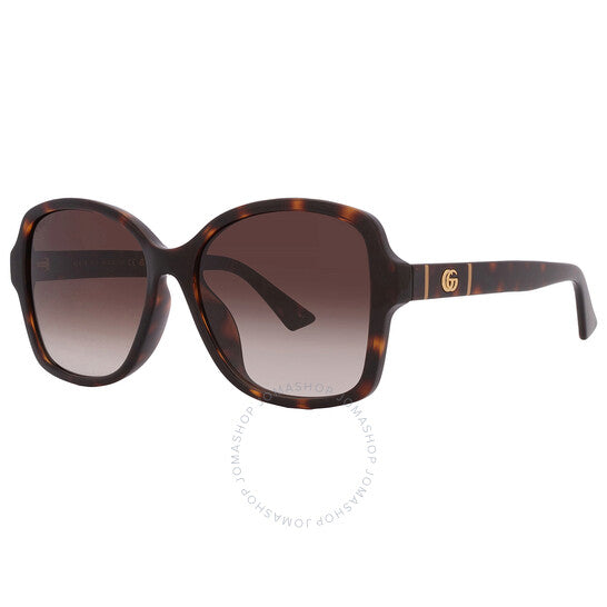 Gucci, Brown Gradient Butterfly Ladies Sunglasses