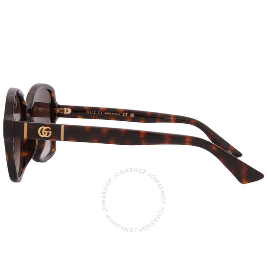 Gucci, Brown Gradient Butterfly Ladies Sunglasses