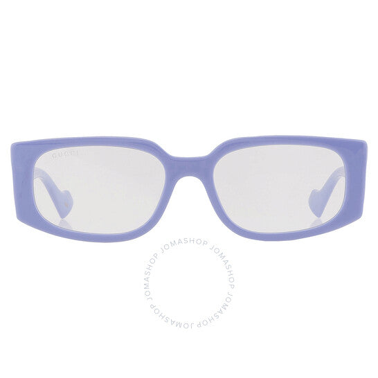 نظارات شمسية نسائية مستطيلة شفافة من غوتشي