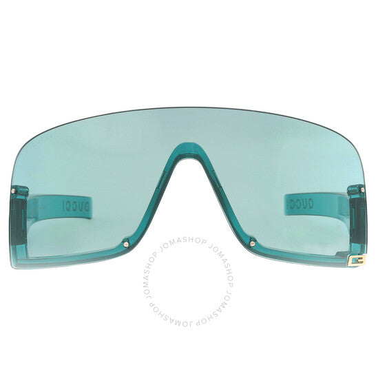 Gucci, Green Shield Ladies Sunglasses
