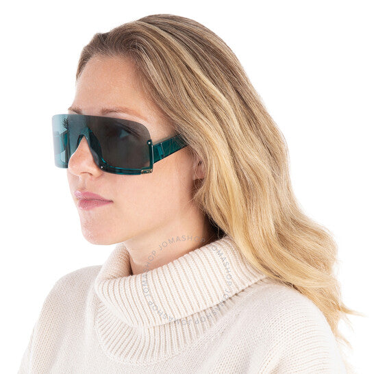 Gucci, Green Shield Ladies Sunglasses