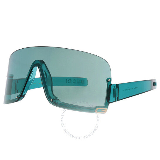 Gucci, Green Shield Ladies Sunglasses