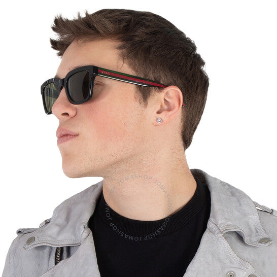 نظارات شمسية رجالية مربعة خضراء من جوتشي