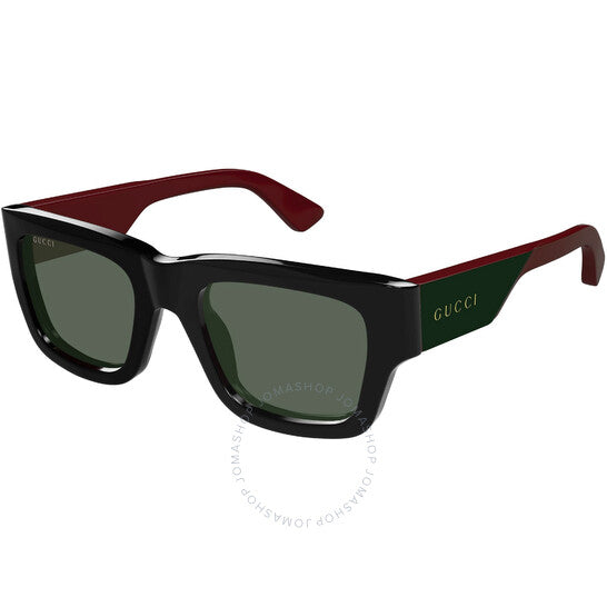 نظارات شمسية رجالية مربعة خضراء من جوتشي