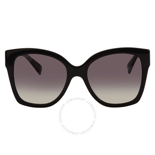 Gucci, Grey Gradient Butterfly Ladies Sunglasses
