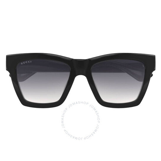 نظارات شمسية نسائية من غوتشي بتصميم عين القطة رمادية متدرجة