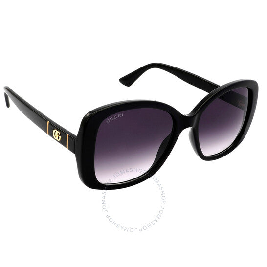 نظارات شمسية نسائية مربعة رمادية متدرجة من جوتشي