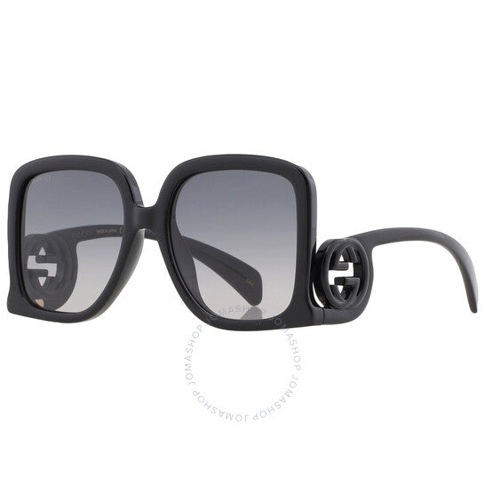 نظارات شمسية نسائية مربعة رمادية متدرجة من جوتشي
