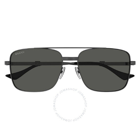 نظارات شمسية غوتشي نافيجيتور رمادية للرجال