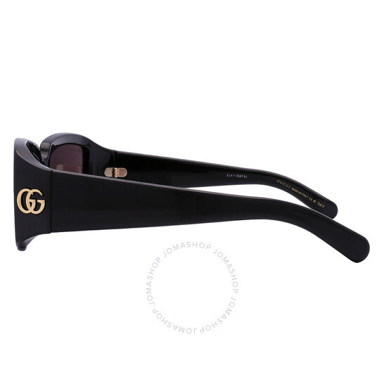Gucci, Grey Rectangular Ladies Sunglasses