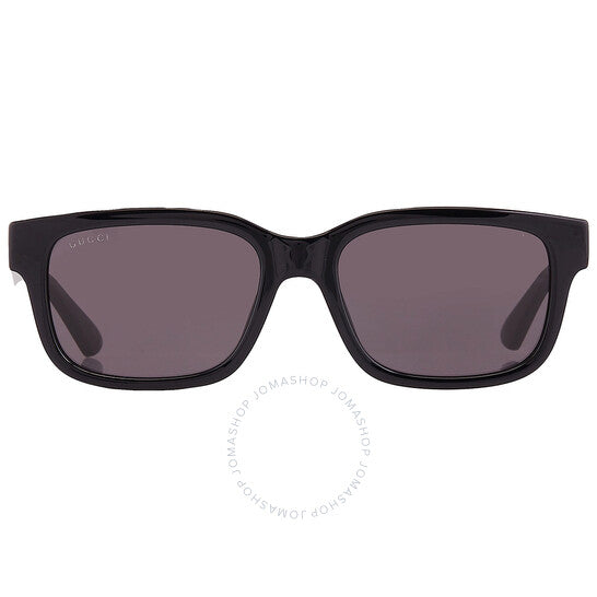 نظارة شمسية رجالية مستطيلة رمادية من جوتشي