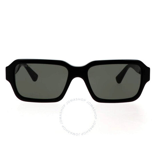 نظارة شمسية رجالية مستطيلة رمادية من جوتشي