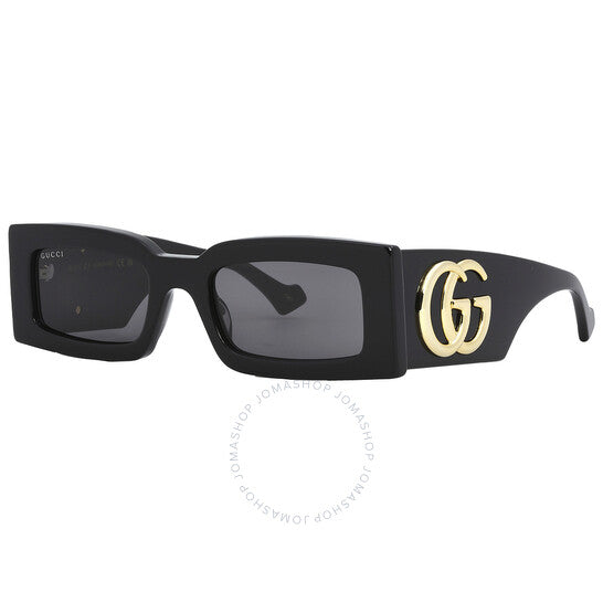 Gucci, Grey Rectangular Sunglasses