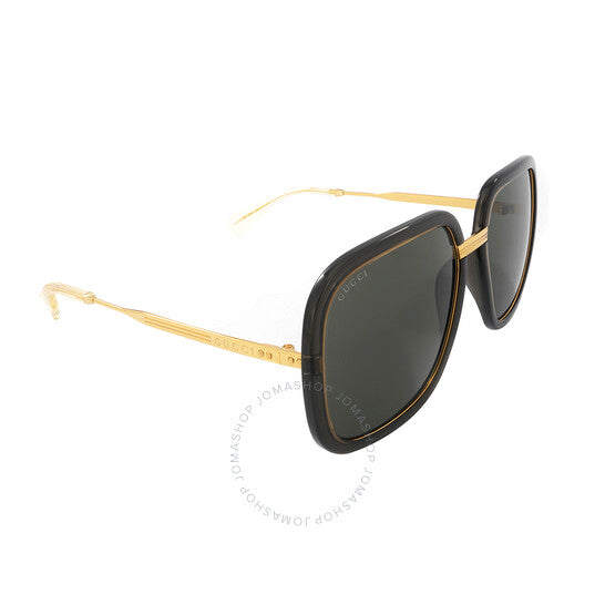 Gucci, Grey Square Ladies Sunglasses