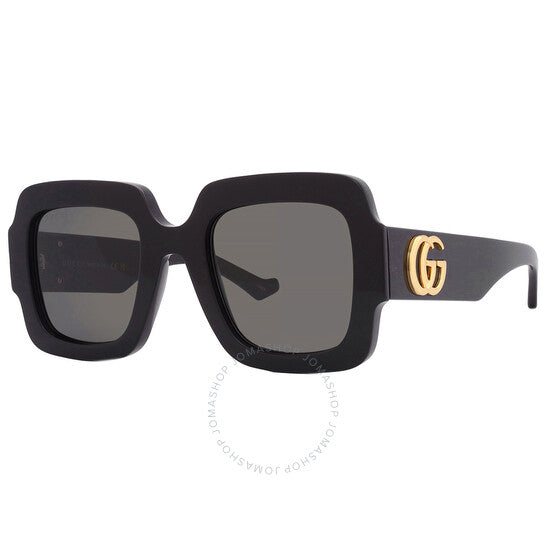 Gucci, Grey Square Ladies Sunglasses
