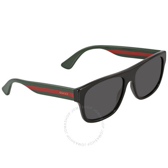 نظارات شمسية رجالية مربعة رمادية من جوتشي