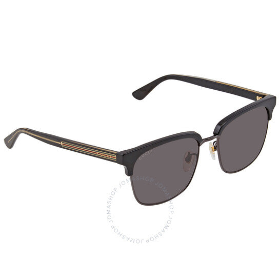 Gucci, Grey Square Men's Sunglasses