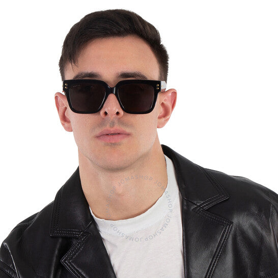 نظارات شمسية رجالية مربعة رمادية من جوتشي