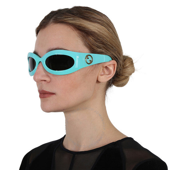 Gucci, Grey Wrap Ladies Sunglasses