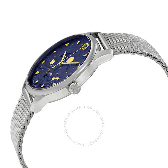 Gucci, G-Timeless Blue Motifs Dial Men's Watch