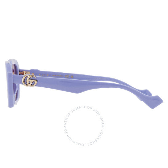 نظارة شمسية نسائية Gucci، شعار هندسي وردي اللون