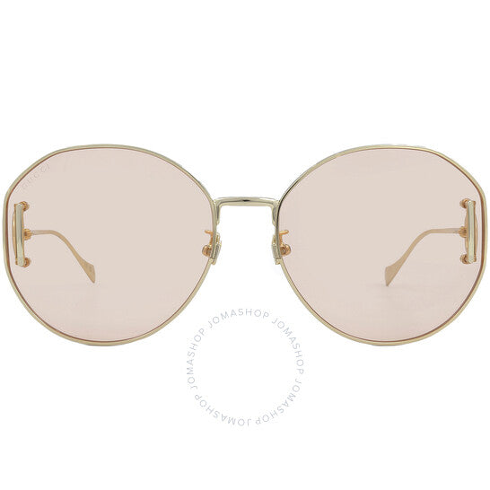Gucci, Pink Round Ladies Sunglasses